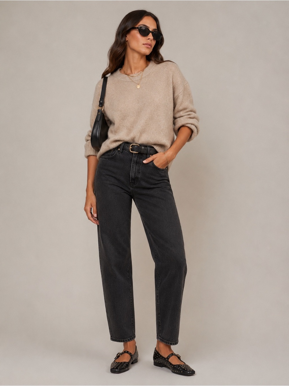 Levi's Black Mom Jeans